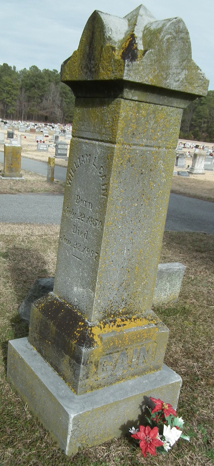 Cain_William-L(1850-1887)-gravemarker