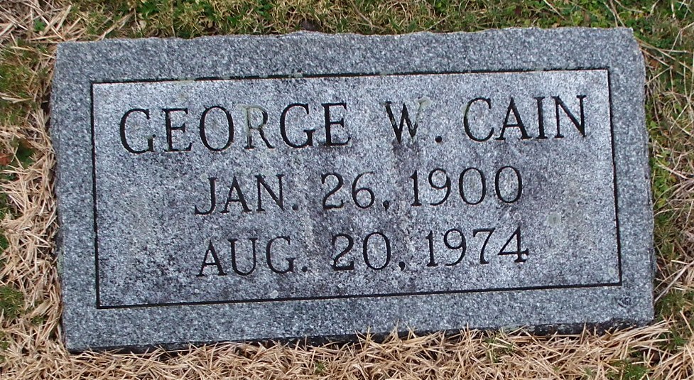 Cain_George-Wesley(1900-1974)-gravemarker